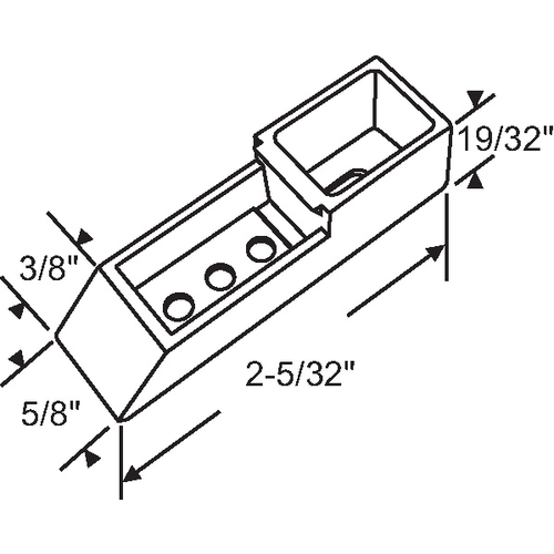 Balance Top Sash Guide dB-320 hwp 95 - pack of 12