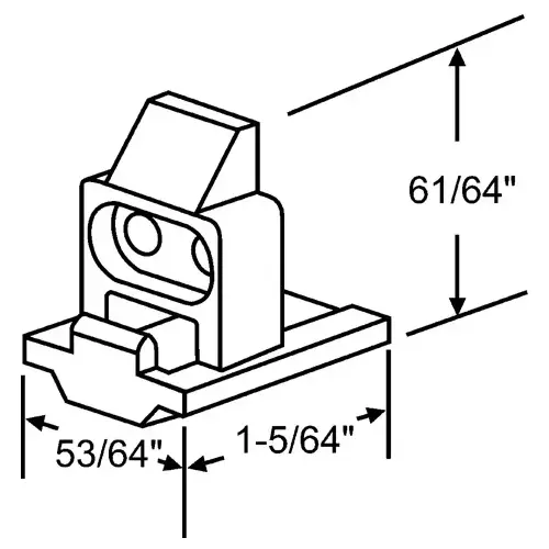 Balance Top Sash Guide hwp264 E270 - pack of 12