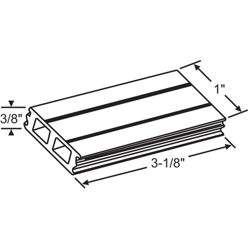 Balance Sash Stop White