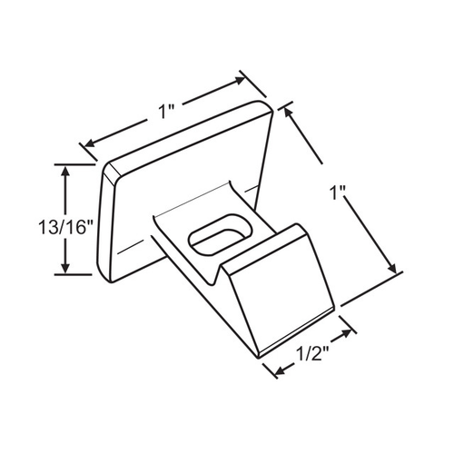 Balance Sash Stop hwp186 Wh White