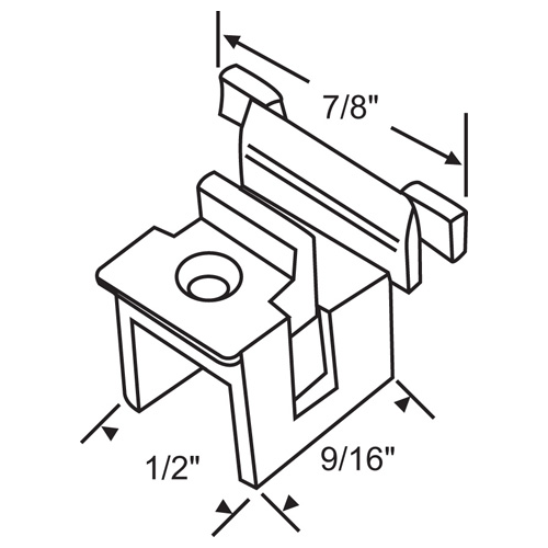 Balance Top Bracket used With 60-500 60-904 60-980 hwp263 White