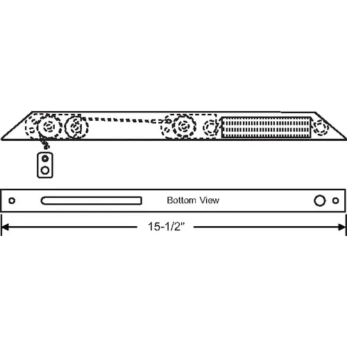 15-1/2in Invisible Ax Balance 900-21263 Attached With Cord 16-25 Pound Sash 33in Cord