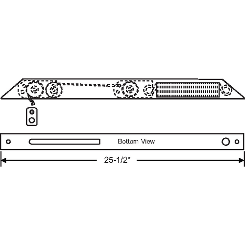 25-1/2in Invisible Ax Balance 900-21263 Attached With Cord 18-23 Pound Sash 43in Cord