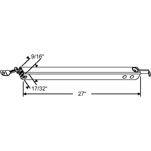 27in Channel Balance 12 To 17 Pound Sash inverted Tilt