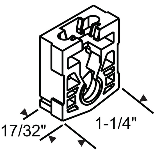 Omega Lock Pivot Shoe used With 62-50013 inverted Link