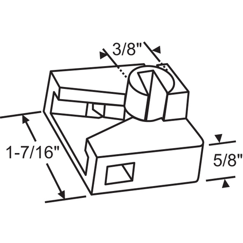 Terminal Housing Assembly right Hand 15/16in Cam includes Cam And Shoe