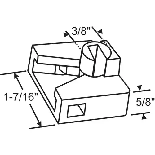 Terminal Housing Assembly right Hand 5/8in Cam includes Cam And Shoe