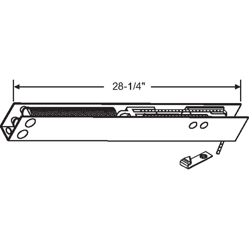 Brixwell 62V-183d 28-1/4in Channel Balance 60-518hd Attached 16-34 ...