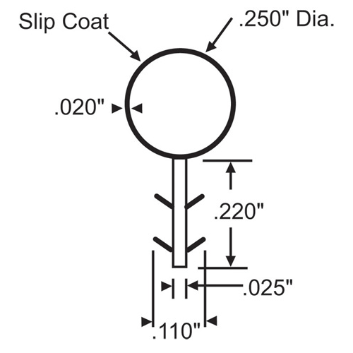 .250 Bulb White Weatherstrip