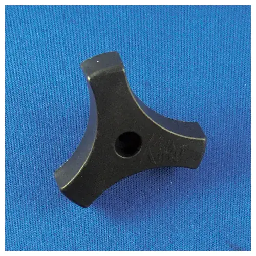 Rv Window Knob Handle Black short Shank 9/16in Carded 2-1/8in Outside Dia. Plastic - pack of 10