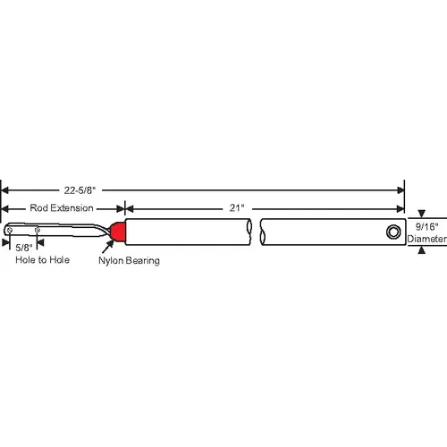 Spiral Balance No Pin hwB-NP-5/8S-21"-RD-1