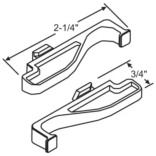 Insect Screen Latch White