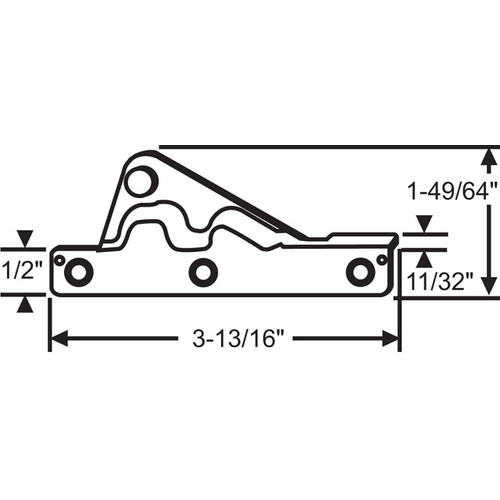 Casement Operator Bracket sash Bracket For 750-1361484 3-13/16in Length standard Type