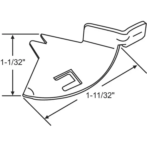 Andersen Knife Latch Pair - pack of 25