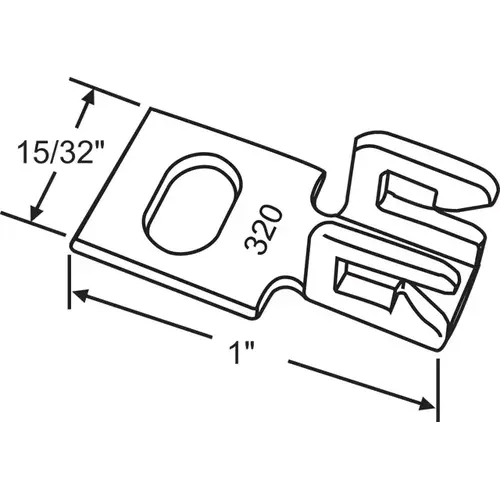 Metal Sash Clip hwp313