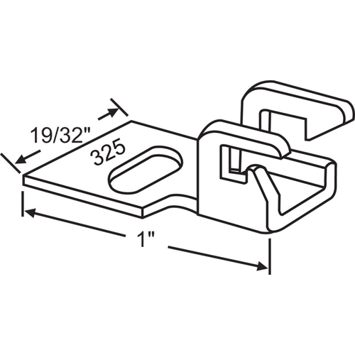 Metal Sash Clip hwp337