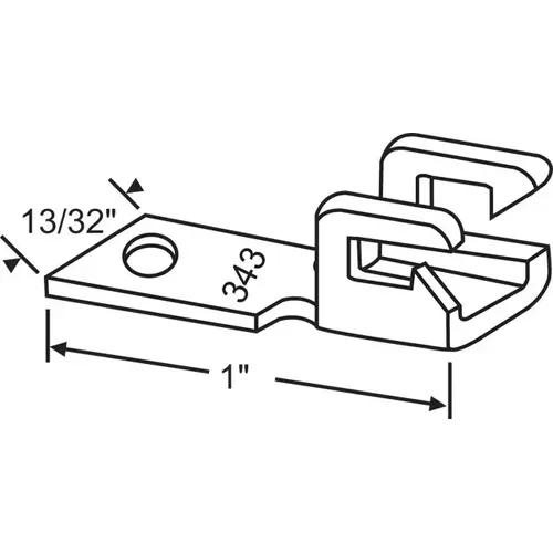 Metal Sash Clip hwp168