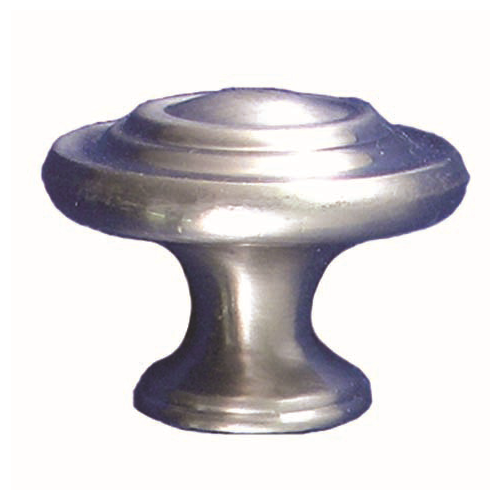 Knob 1-1/4in Satin Nickel Finish