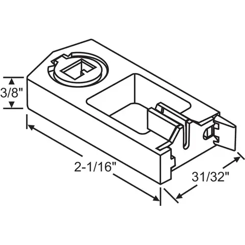 Pivot Lock Shoe Red Cam