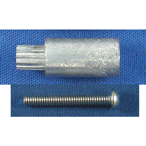 7/8in Metal Extension With Screw - pack of 25