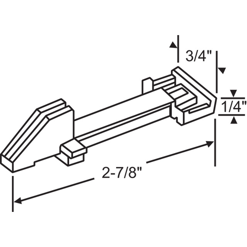 White Top Slide Guide