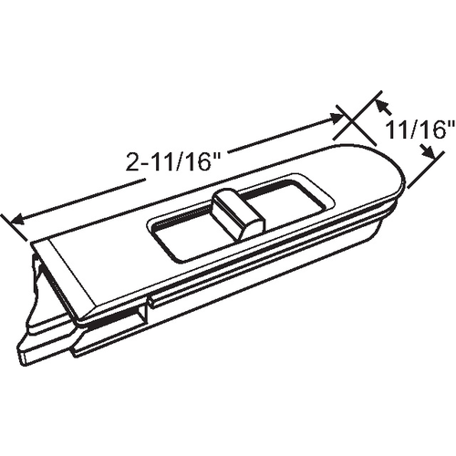 Left Hand Snap In Tilt Latch - pack of 2