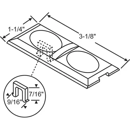 Brown Thumb Button Latch