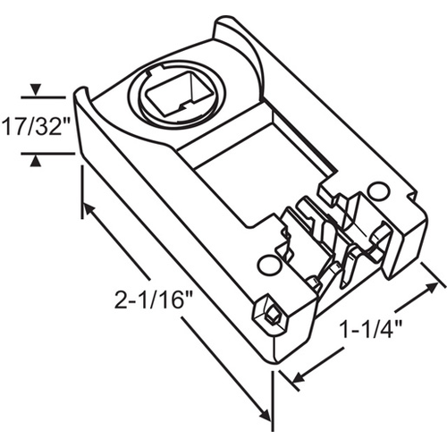 Pivot Lock Shoe White Cam