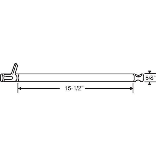 15-1/2in Caradco C-100 Balance white Tube Green Spring exclusively For Wood Windows