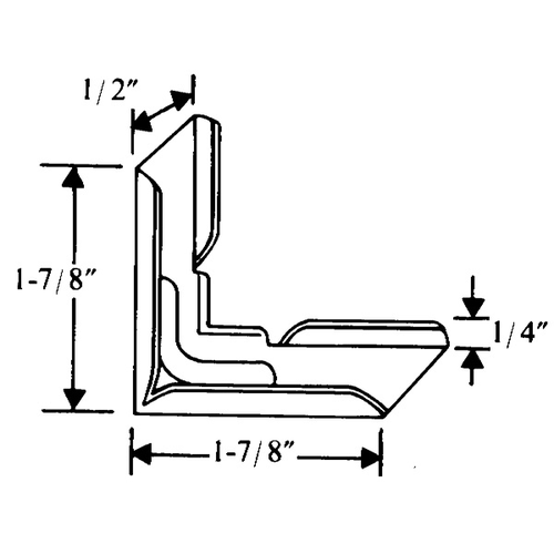 Inside Corner Key Metal for Screen Frame - pack of 25