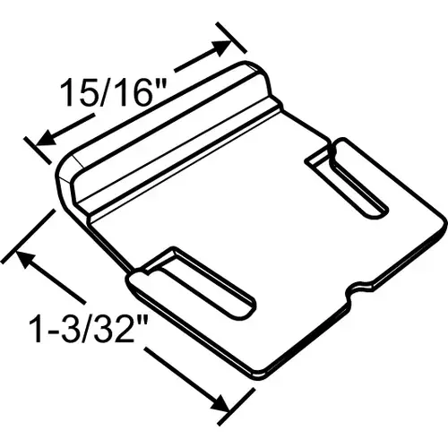 White Screen Clip - pack of 25