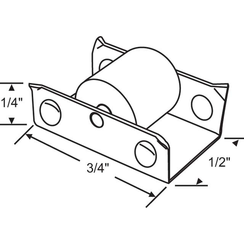 Sliding Window Roller Assembly