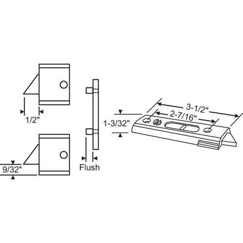 Black Tilt Latch patriot Brand