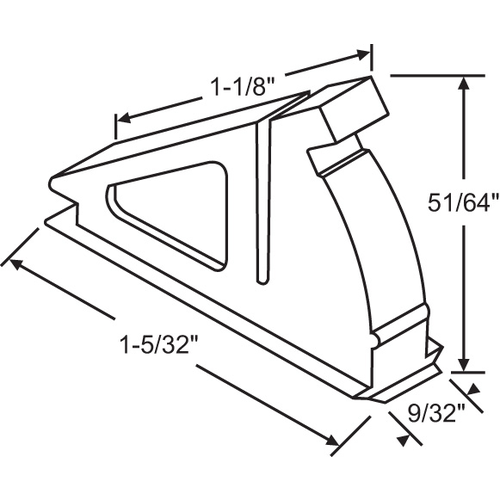 White Vent Lock