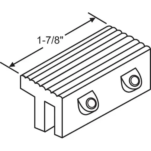 Replaced By B-2 with Hex Screws for Sliding Patio Doors for Sliding Windows security Lock Black