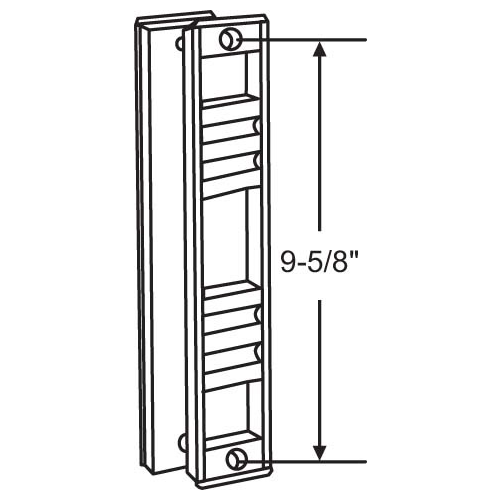 Patio Door Handle Assy. black pdh110 Bk