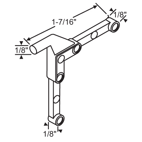 Corner Key Left Hand die Cast