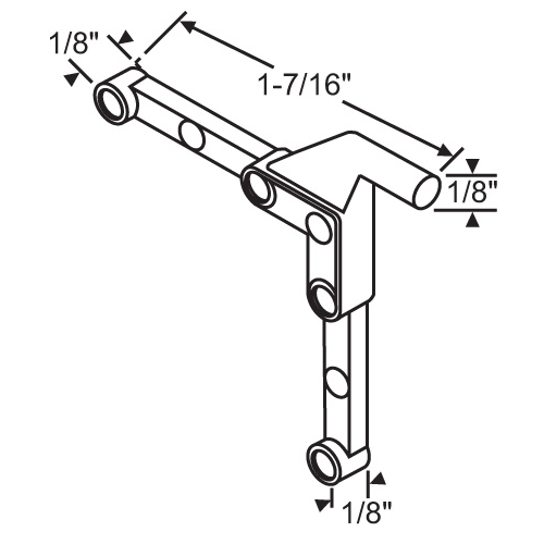 Corner Key Right Hand die Cast