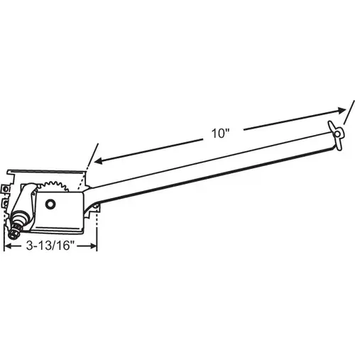 Casement Operator architech Designer egress Roto Vintage 1991 -1999 handle And Cover Sold Seperate