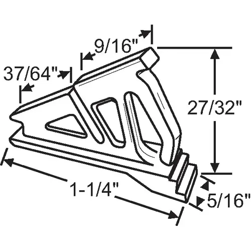 White Vent Lock