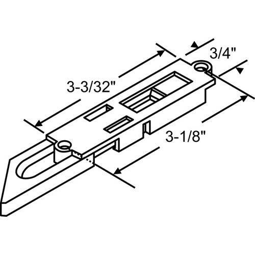 White Tilt Latch Set left And Right Hand used With 900-19448 - pack of 2