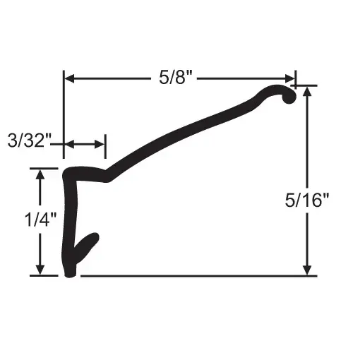 Tan Leaf Weatherseal 8ft Lengths - pack of 15