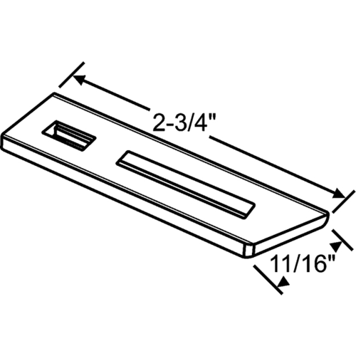 Left Hand Tilt Latch Blade White