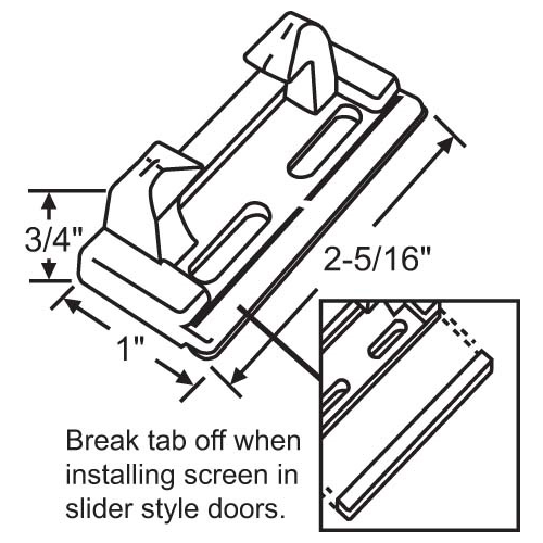 Beige Keeper Includes Screws for 14-116 Latch