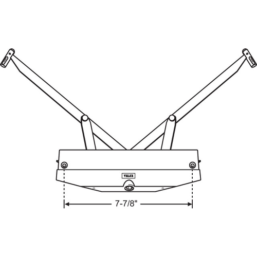 Velux Skylight Operator gold 10in Split Arm