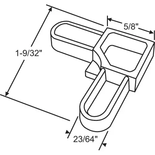 Outside Screen Corner Gray - pack of 25