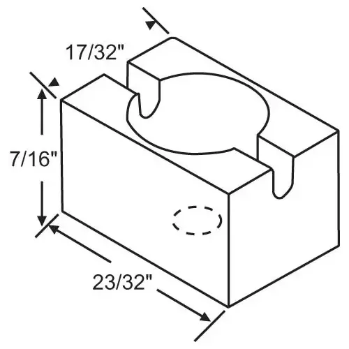 Sliding Window Guide Block for Keller