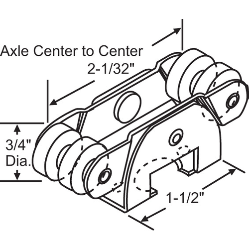 BY-Pass Hanger roller Carrier