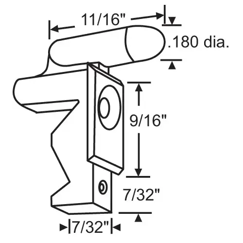 Natural Nylon Tilt Key p868