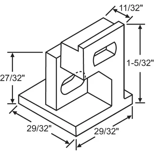 Balance Top Sash Guide set Of Left And Right Hand 300 Series White